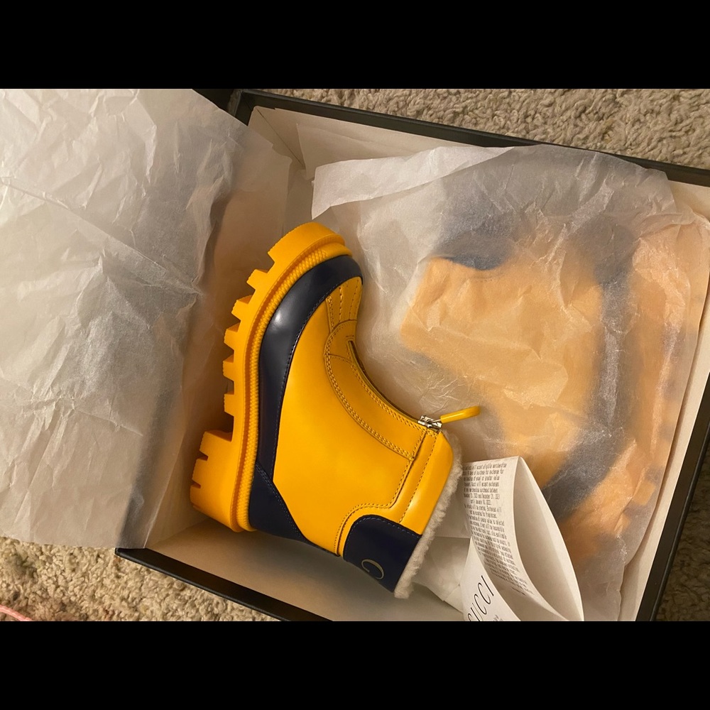 Brand new in box Gucci toddler boots